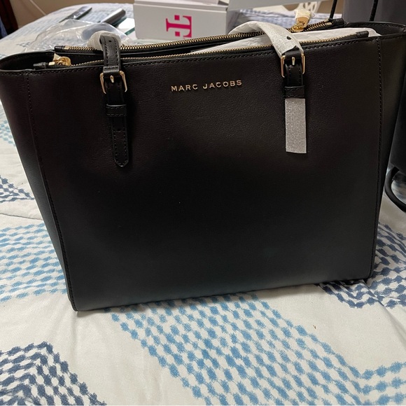 Marc Jacobs The Commuter Leather Tote Black - Picture 2 of 3